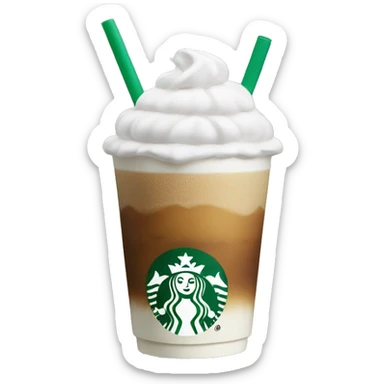 Starbucks drink with cold foam  sticker