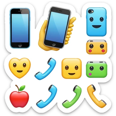 emoji for phone accessories page sticker