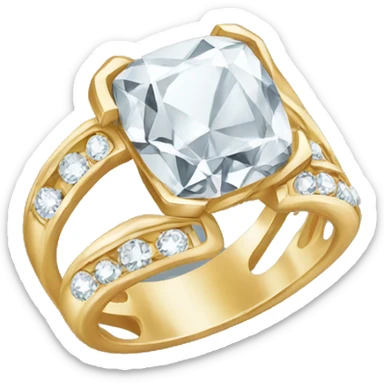 diamond ring sticker