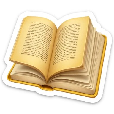 libro aperto no facce di lato sticker