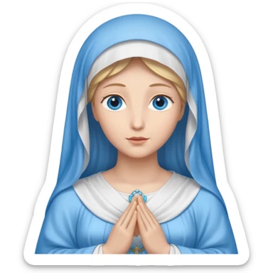 Virgin Mary sticker