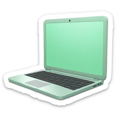 mintgreen laptop sticker