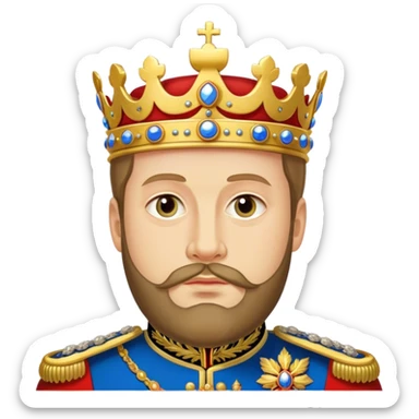 Tzar Alexander III of Russia  sticker