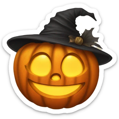 Halloween pumpkin  sticker