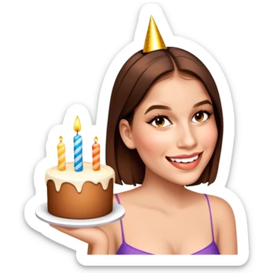 birthday girl  sticker