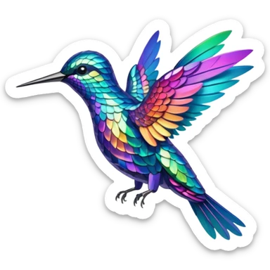 colibri sticker