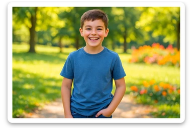 yosh bolani tasvirlab ber 10 11 yoshli  sticker