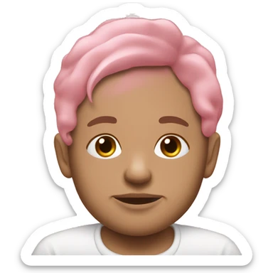 Baby pink blunt sticker