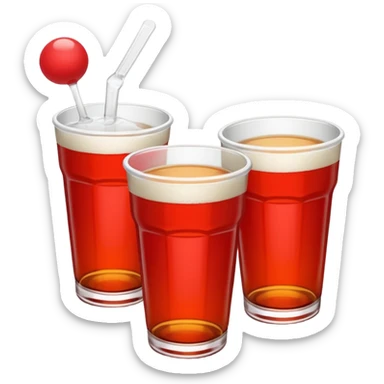 Generami l’emoji di un bicchiere da beer pong sticker
