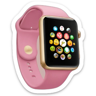 kirby apple watch sticker