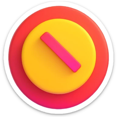 pause button emoji for a frantic game, energetic, bold, dynamic, clear pause symbol, vibrant colors, sense of urgency sticker