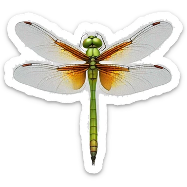 Dragonfly Maskulin sticker