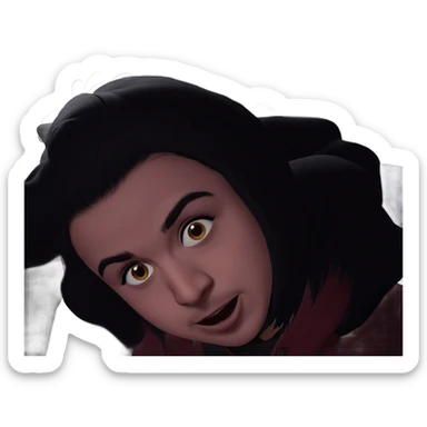 girl in solitude sticker