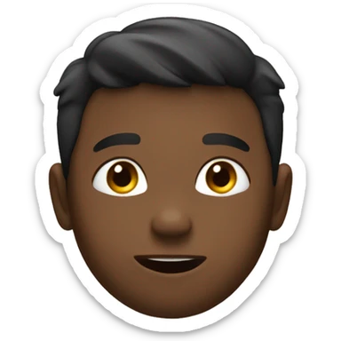 A boy say please  sticker