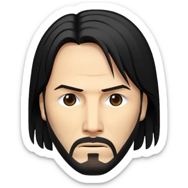 John wick emoji 100x100 pixel Up to 127 KB in size sticker