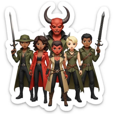 Kpop demon hunters sticker
