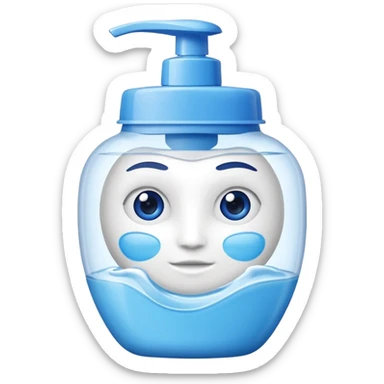 Um pote de hidratante com o nome garnier sticker