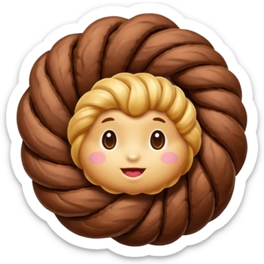 cozonac cu cacao sticker