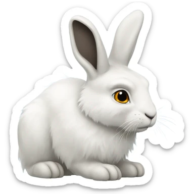 Artic hare   sticker