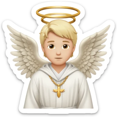  male angel wiwith wings sticker