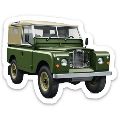 Emojis de land rover 1965 sticker
