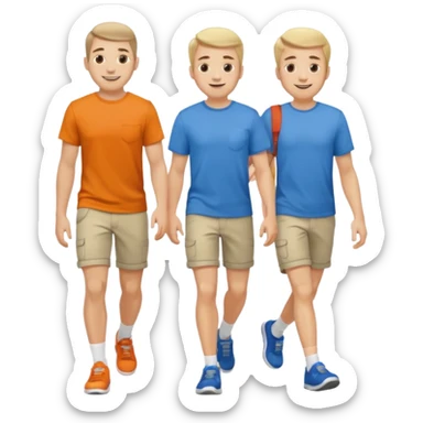 two guys going home sticker