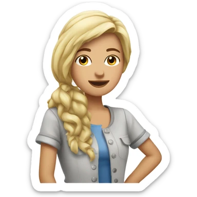 Relax Europe girl sticker