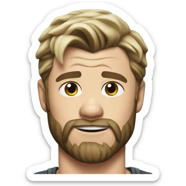 Chris hemsworth sticker