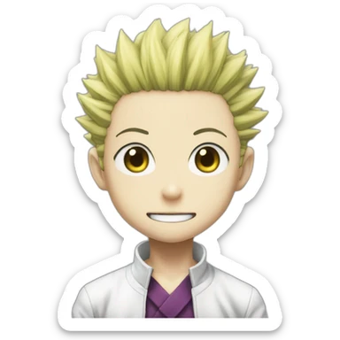 Killya from hunter x hunter sticker