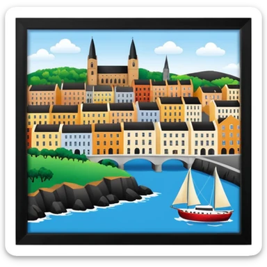 city cork ireland sticker