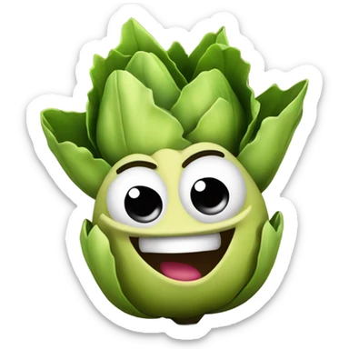 Sassy artichoke sticker