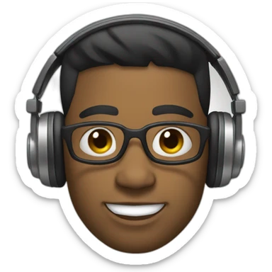 dj swing groove festival faceonly sticker