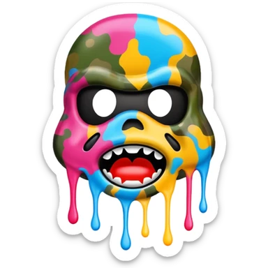 Сделай логотип Bape sticker