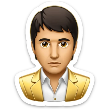 Tony Montana logo sticker