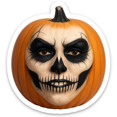 Halloween makeup object, remove background sticker