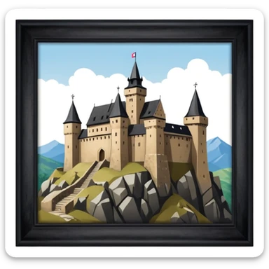 Slovakia Medieval Castle sticker