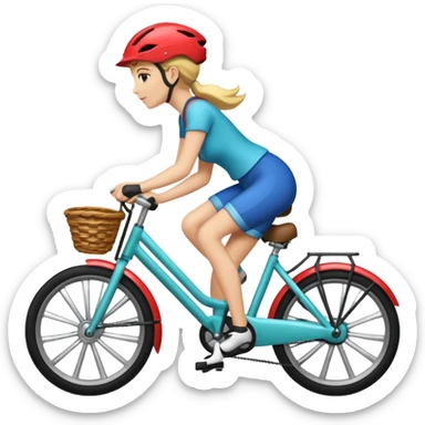 Grab bike women sticker