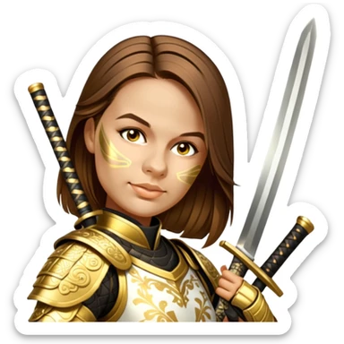 Golden Samurai sticker