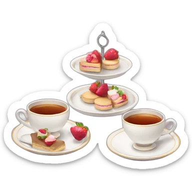 Afternoon tea sticker