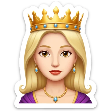 A beautiful mother queen sticker