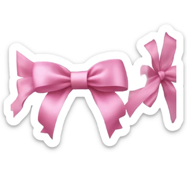 Washing machine with pink bow wrapped around it sticker