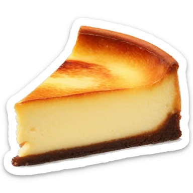 burnt basque cheesecake sticker