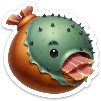 rotting ham sticker