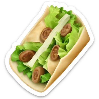 caesar salad wrap sticker
