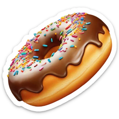 Donut sticker
