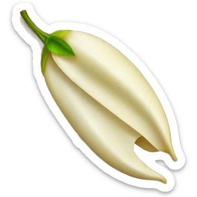 Vanilla pod sticker
