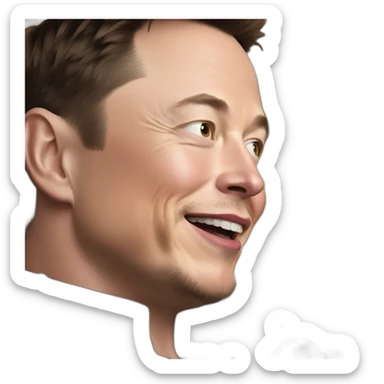 Elon Musk Hitting the Nay Nay sticker