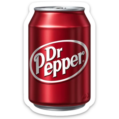 dr pepper can, no text sticker