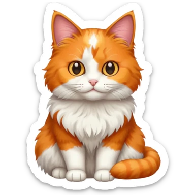 calico cat sticker