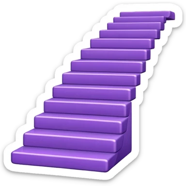 42 foot purple steps sticker